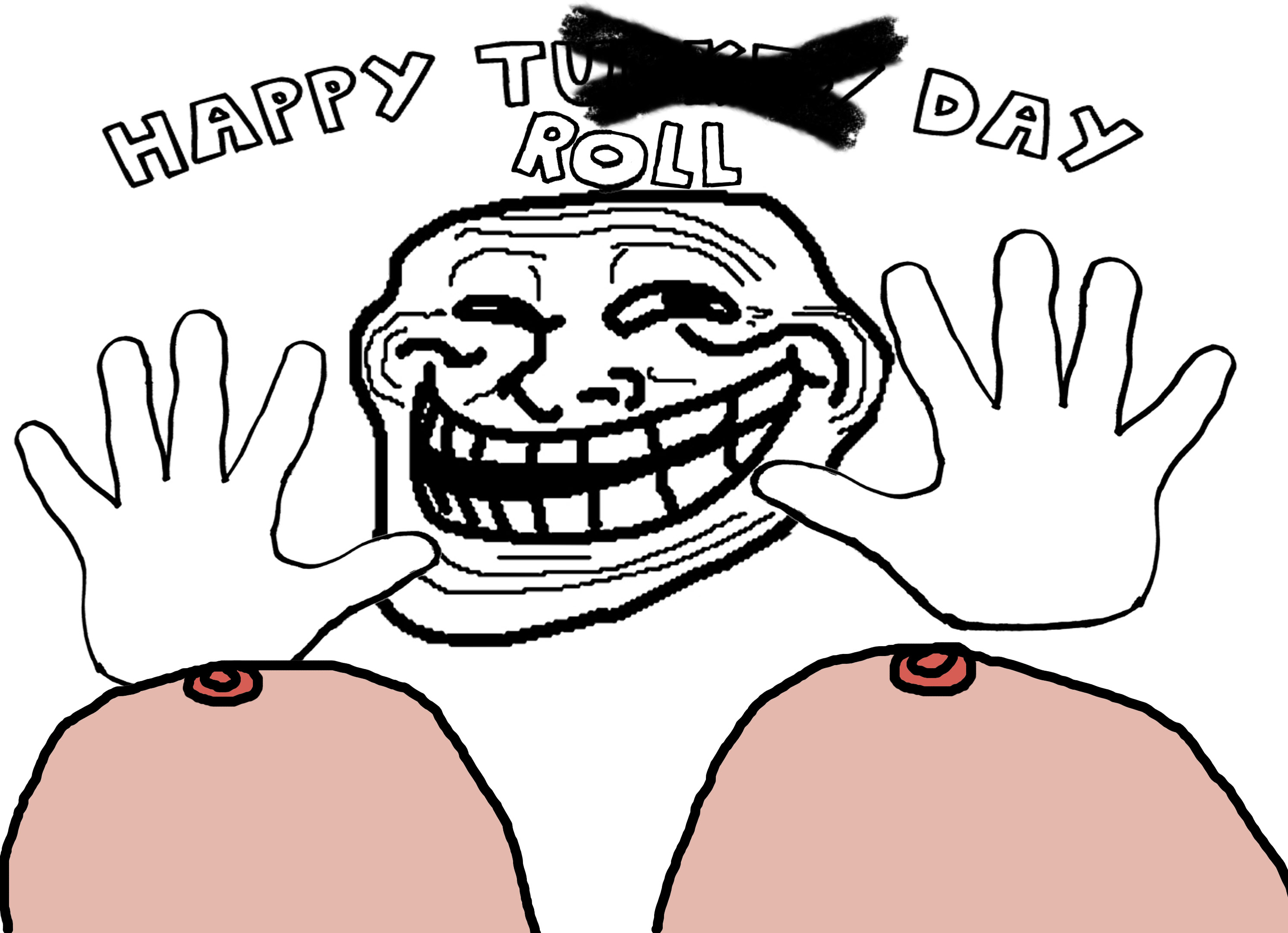 dont believe what you see today is troll day