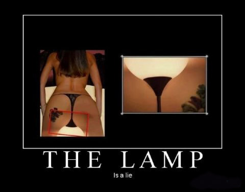 The lamp lie