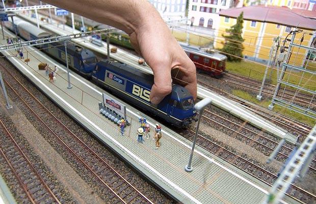 The world's largest model train set.