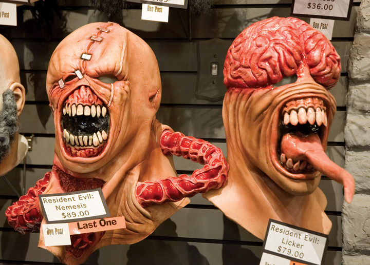 Scary Halloween masks