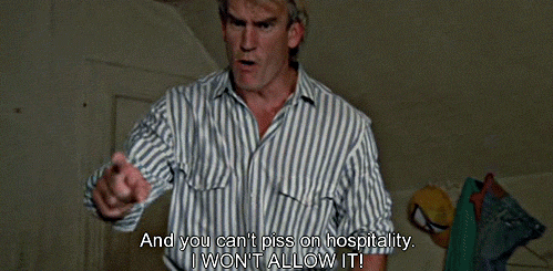 troll 2 gif - And you can't piss on hospitality Won'T Allow It!