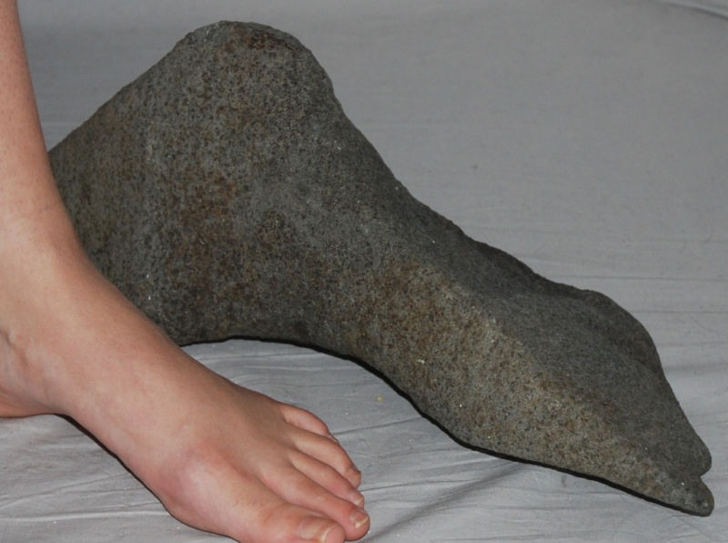 Mother Natures Stone Rock Shaped Like A Human Foot Unbelievable Story Must Read! - $1,000,000.00
