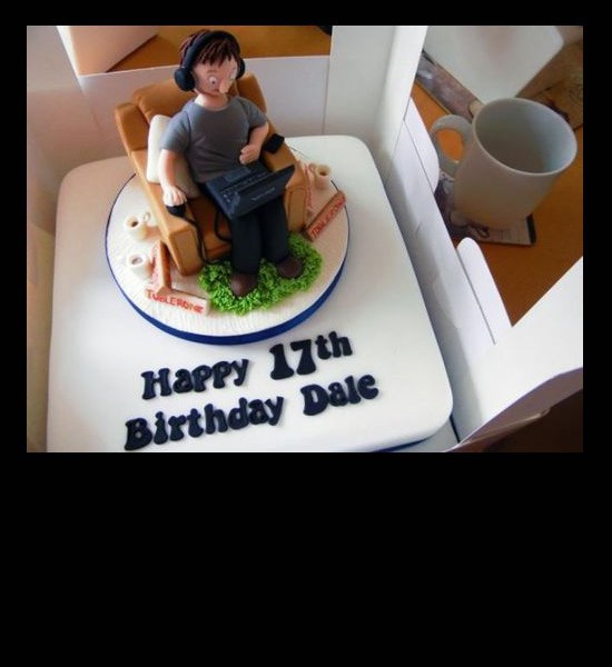 gamer birthday cakes - Happy 17th Birthday Dale