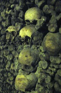 Dead Catacombs in Paris