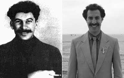 Stalin - resembles - Borat