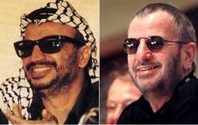 Yassar Arafat - resembles - Ringo Starr