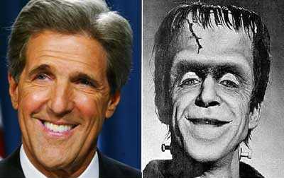 John Kerry - resembles - Herman Munster