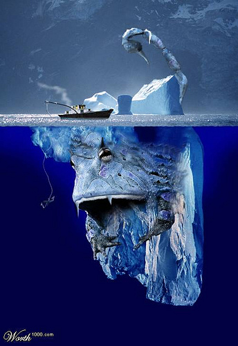 photoshop top of the iceberg - W 41000.com