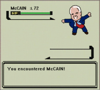 A Hillary and a Barack  encounter a McCain.