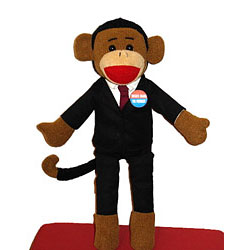 obama sock monkey