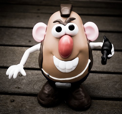 The many faces of Mr. Potato Head