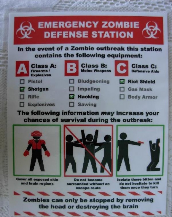 In Case Of Zombies !