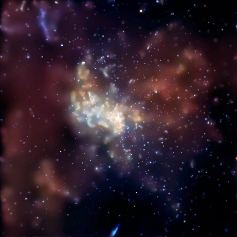 supermassive black hole milky way galaxy