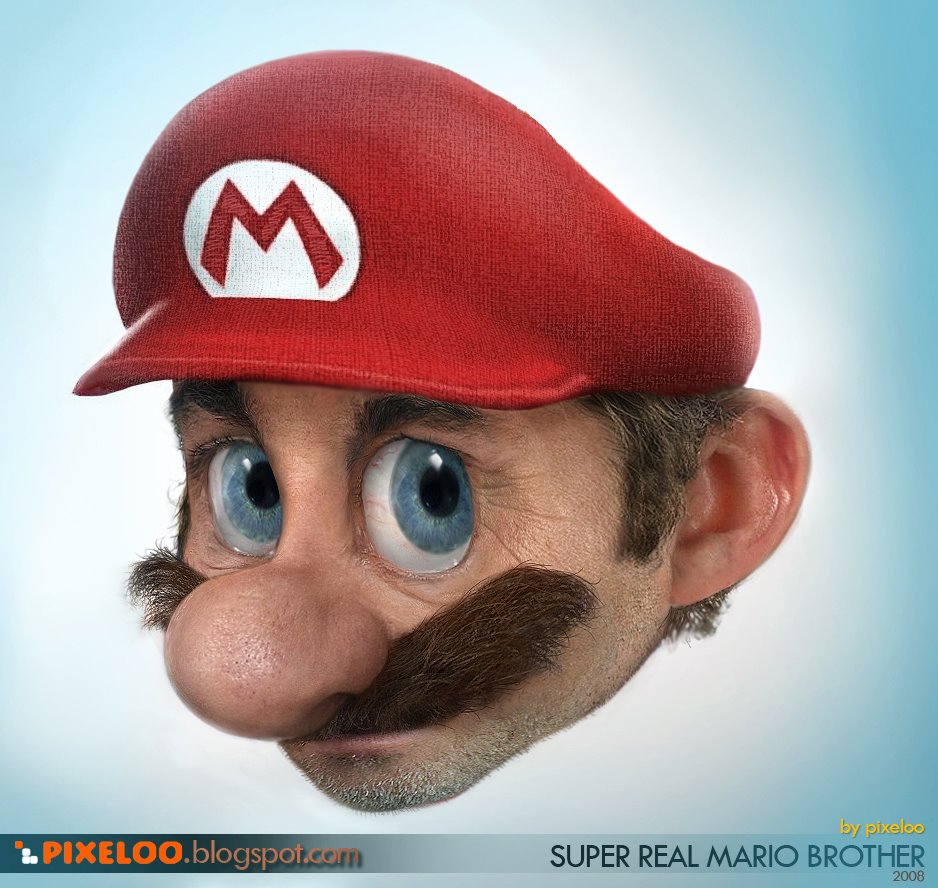 What mario would look like if he were real