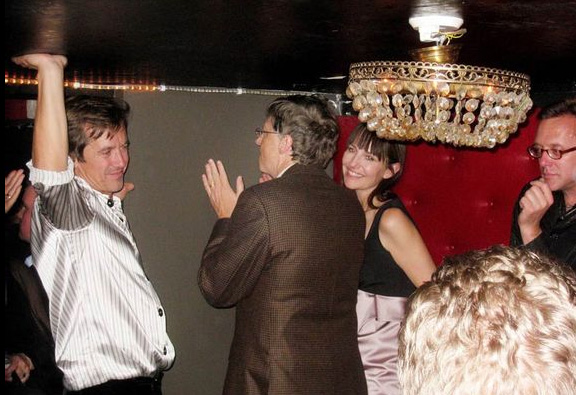 Bill Gates at a party