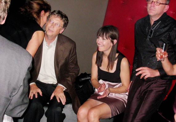 Bill Gates at a party