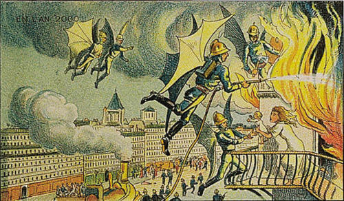 1910 French artists depiction of 2000
