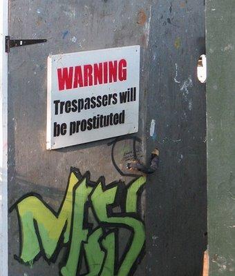 Do not trespass