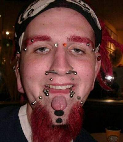 Bizarre Body piercings