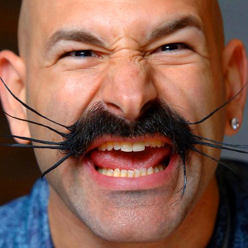 bizarre looking beards and mustaches
