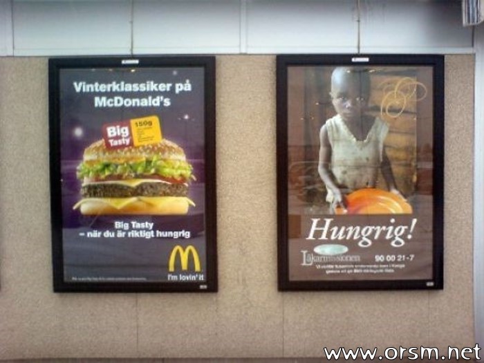 display advertising - Vinterklassiker p McDonald's Big Tasty Big Tasty nr du r riktigt hungrig Hungrig! m karte So 00217 I'm lovin't