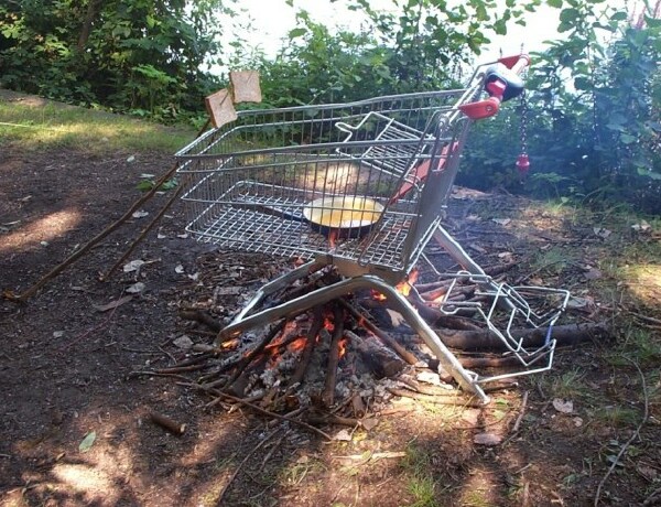 Cheap bbq pit, just don't use the plastic ones.