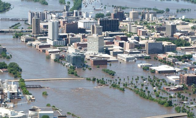 When will Spike Lee ever say that the Federal government blew up the levees that failed in Des Moines ?