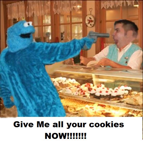cookie monster hold up