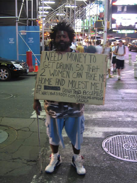 Homeless signs that rock!