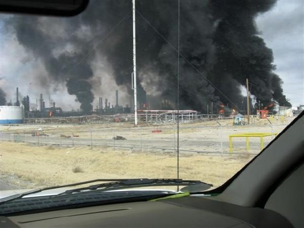refinery explosion