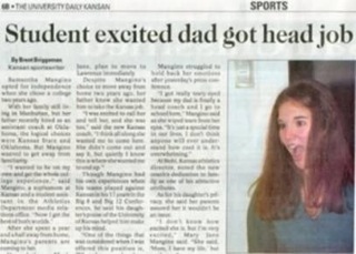 student excited dad got head job - Sports Student excited dad got head job