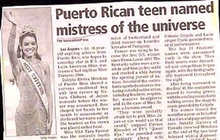 unintentionally funny headlines - Puerto Rican teen named mistress of the universe yen Emis le The Ilul Tan with