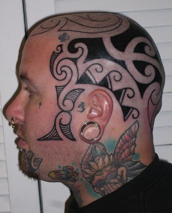 HEAD AND FACE TATTOS