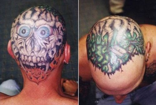 HEAD AND FACE TATTOS