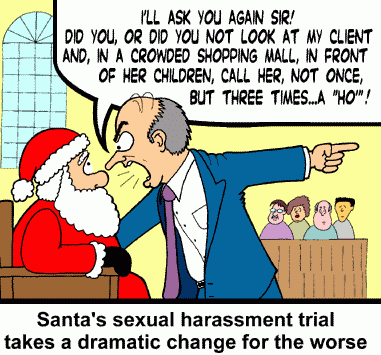 Santa wont be making it to your houses this year kids, because he's Bubba's Bitch, in prison.