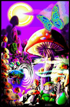 trippy picture of trippy mushroom