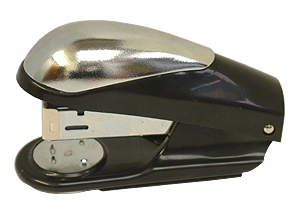 Electric shock stapler; make them think twice about taking it.