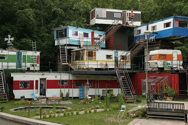 A mansion for Rednecks made out of trailers