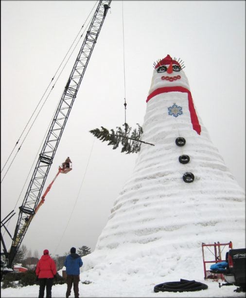 Worlds Tallest Snowman