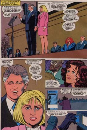 The Clintons in Superman: The Man of Steel No. 20.