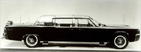 1961 Continental X100 - Kennedy was shot in this vehicle 