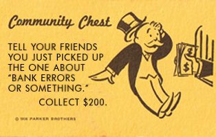 Honest Monopoly Cards