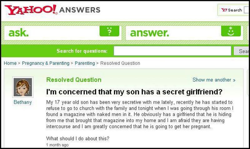 Yahoo Answer probably doesn't have an answer for that