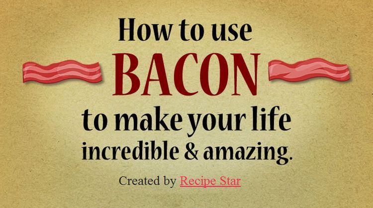 Bacon..and it's many uses