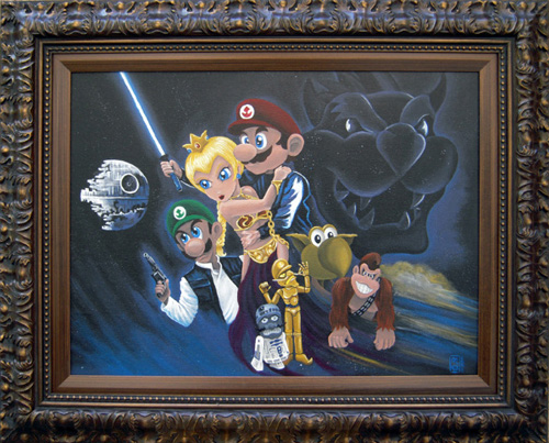 Art Inspired by Mario Bros