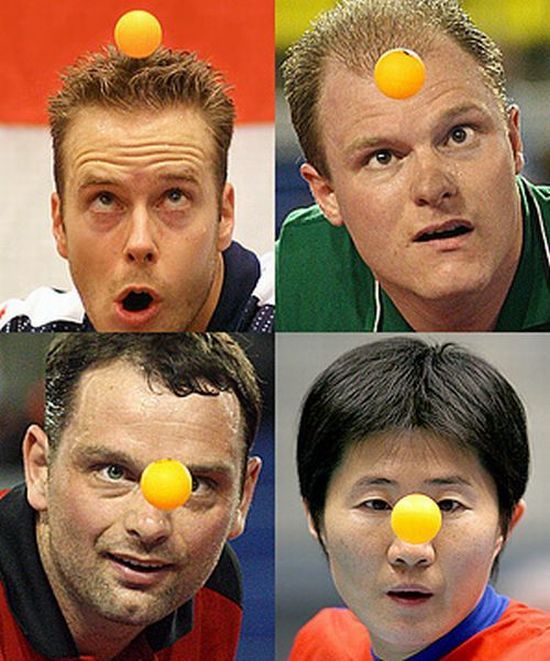 The Funny Faces of Sports
