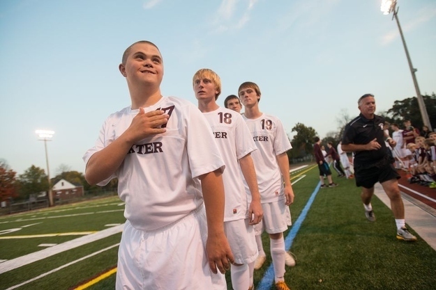 The Michigan soccer team who gave their team manager with Downs syndrome an opportunity to start