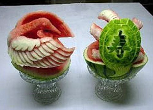 Cool watermelon art