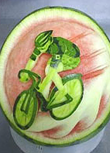 Cool watermelon art