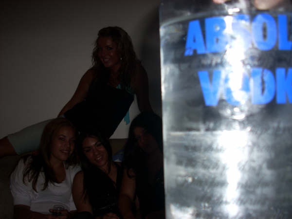 Girls, vodka  experimenting
